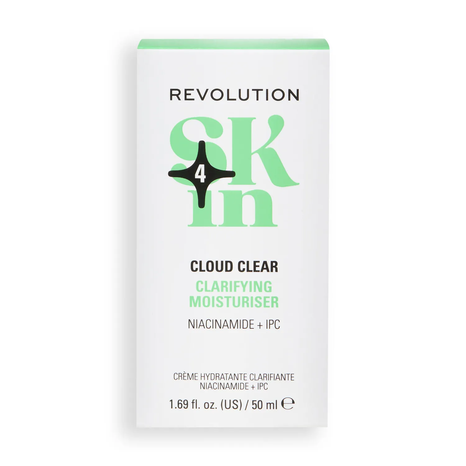 Revolution Skin Cloud Clear crème gel Niacinamide IPC peau grasse
