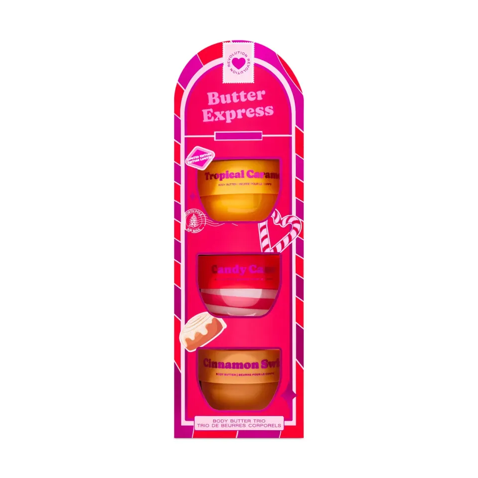 I Heart Revolution Butter Express trio beurres corps nourrissants