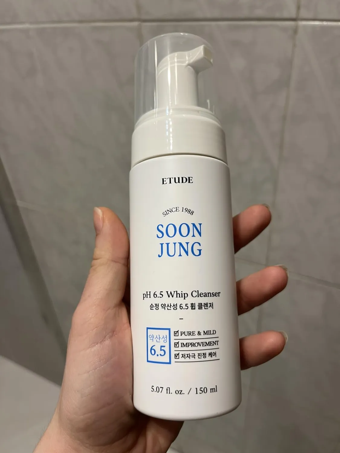 Etude House Soonjung pH 6.5 nettoyant visage whip 150 ml