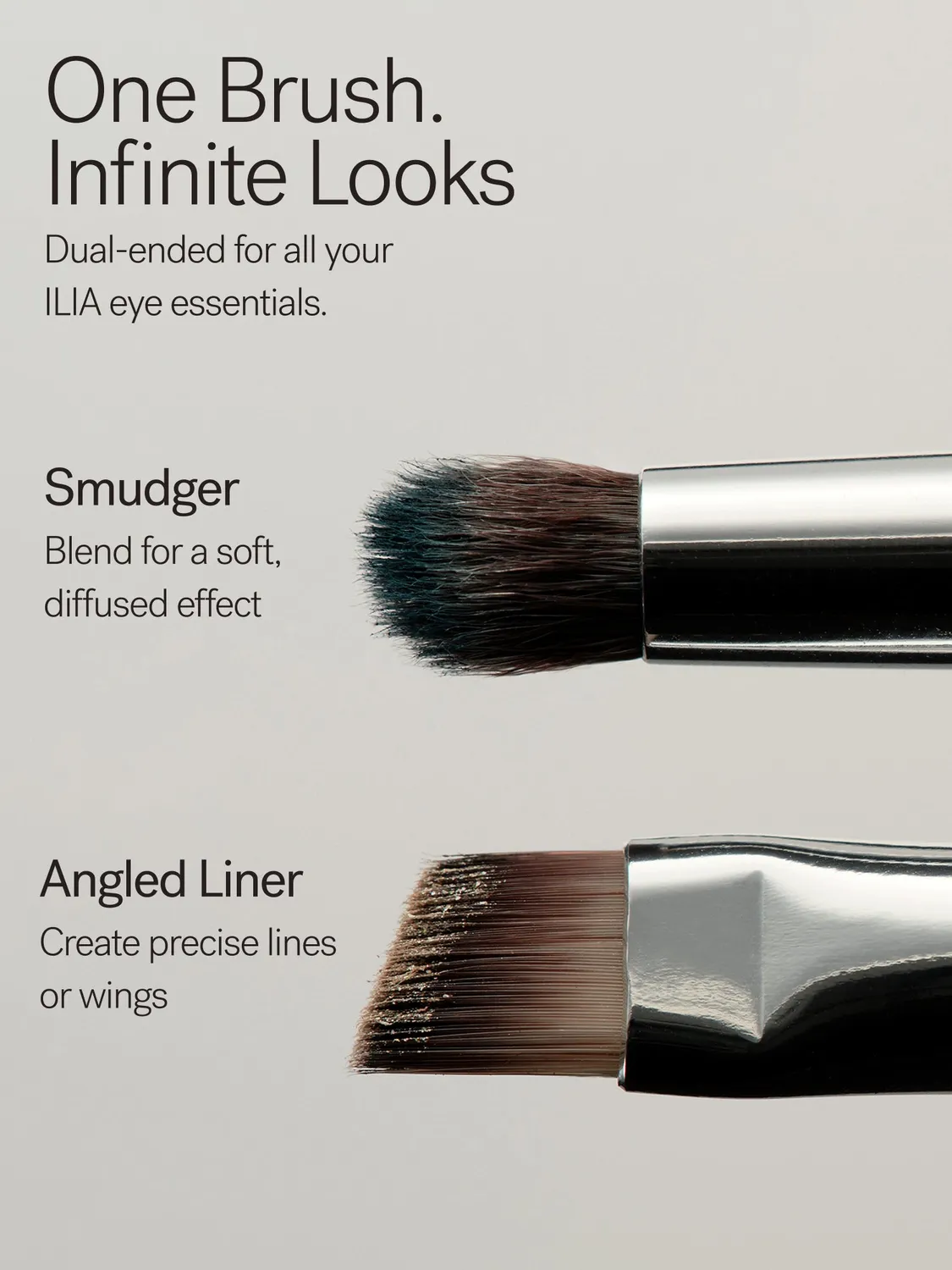 Ilia Thru Line Eye Essentials kit eyeliner + pinceau