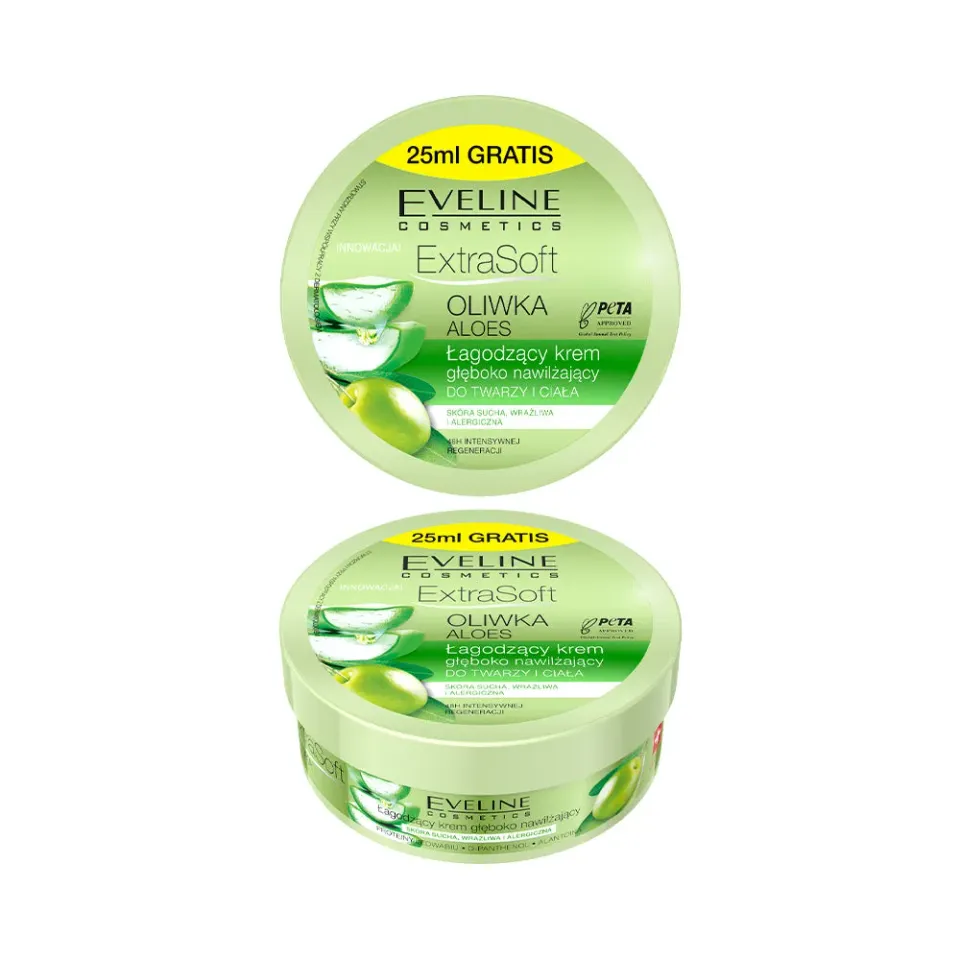 Eveline Extra Soft crème visage et corps aloe hydratante