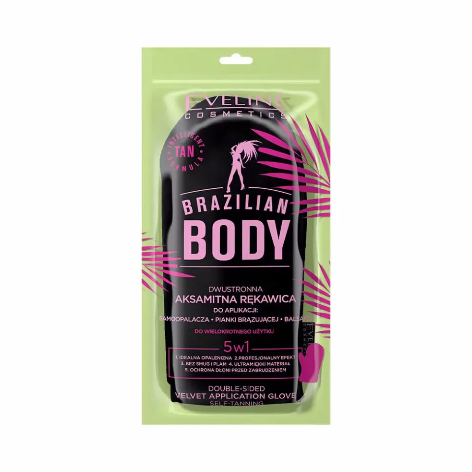 Eveline Brazilian Body gant applicateur velours double-face