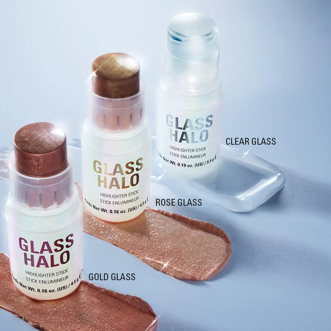 Revolution Glass Halo Clear Glow stick highlighter éclat verre