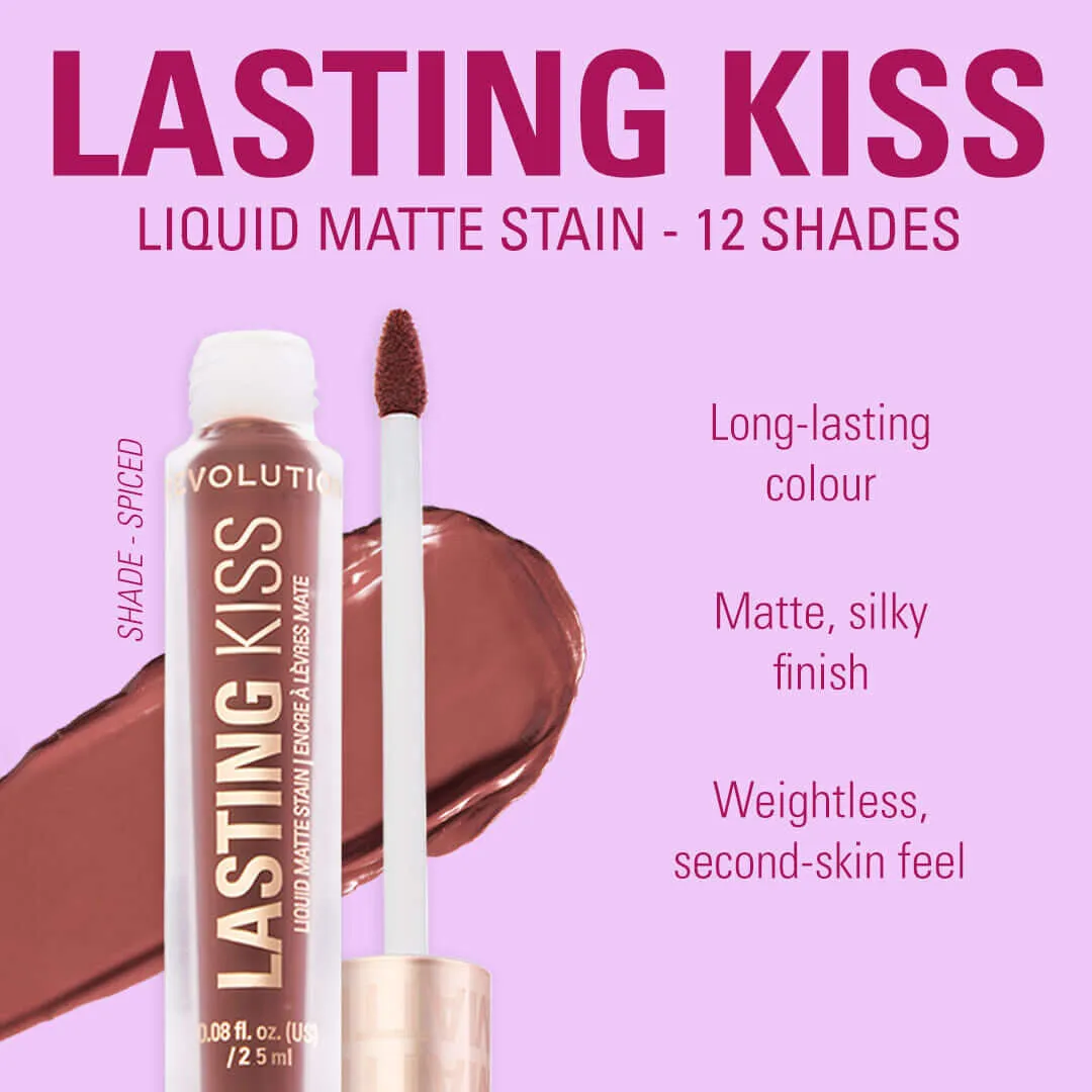 Revolution Lasting Kiss rouge liquide mat longue tenue