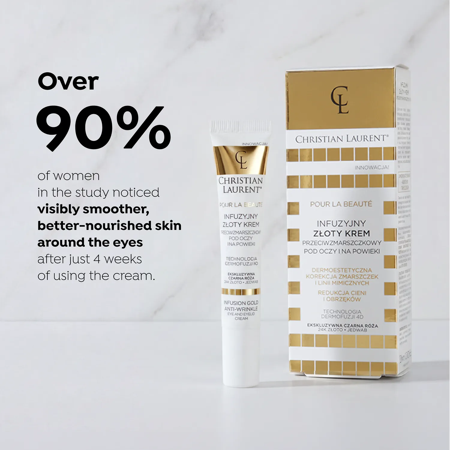Eveline Christian Laurent Infusion Gold creme yeux anti-rides