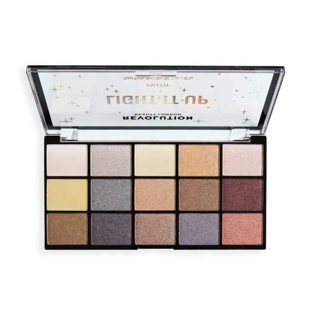 Revolution Reloaded Light It Up palette fards dorés