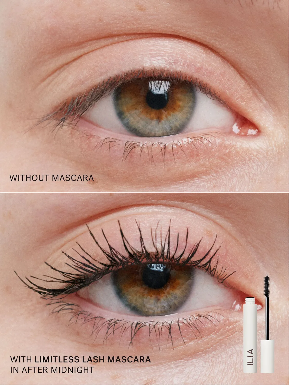 Ilia Mascara Duo mascaras After Midnight + noir longueur volume