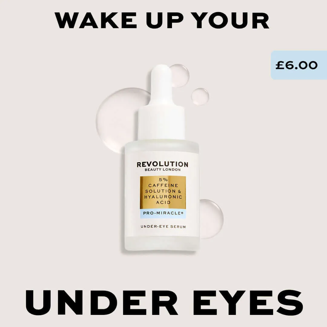Revolution Pro Miracle sérum yeux caféine 5% acide hyaluronique