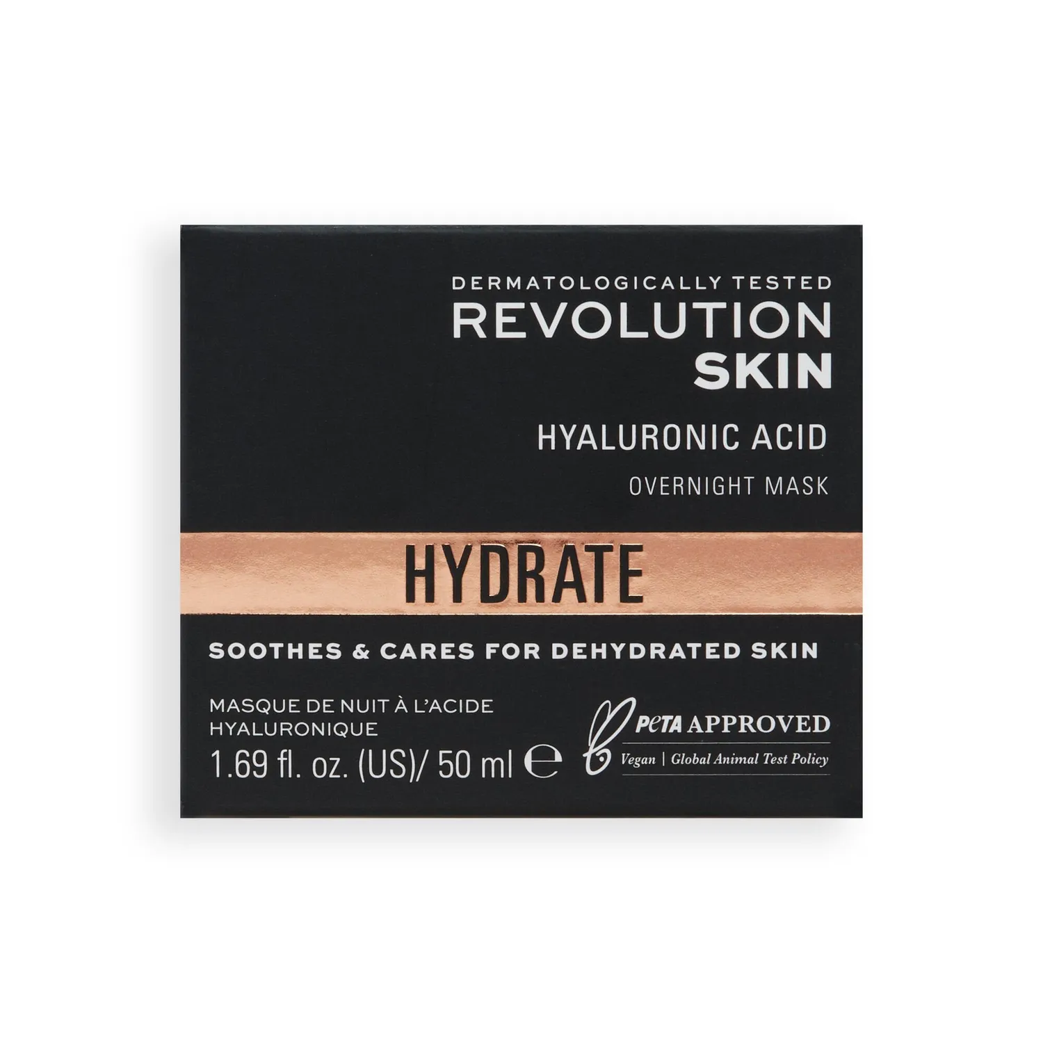 Revolution Skincare Hyaluronic Acid masque de nuit hydratant