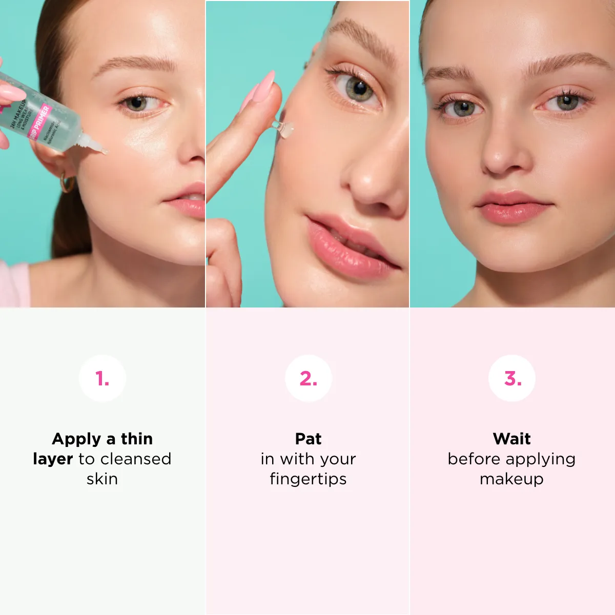 Eveline Grip Face Grip base maquillage gel vert