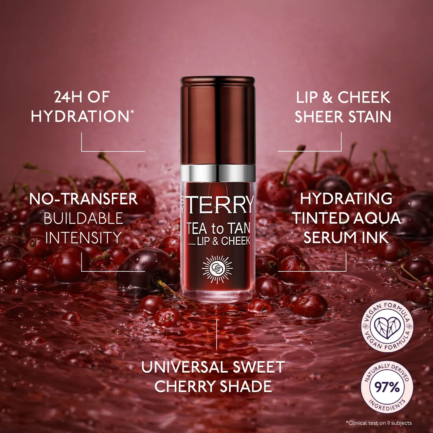 By Terry Tea to Tan blush lèvres joues Sweet Cherry