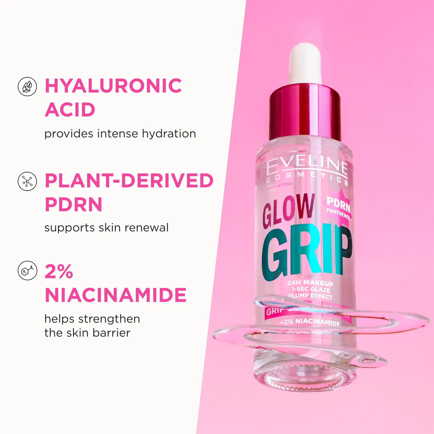Eveline Grip Glow Grip sérum-primer éclat tenue 24H