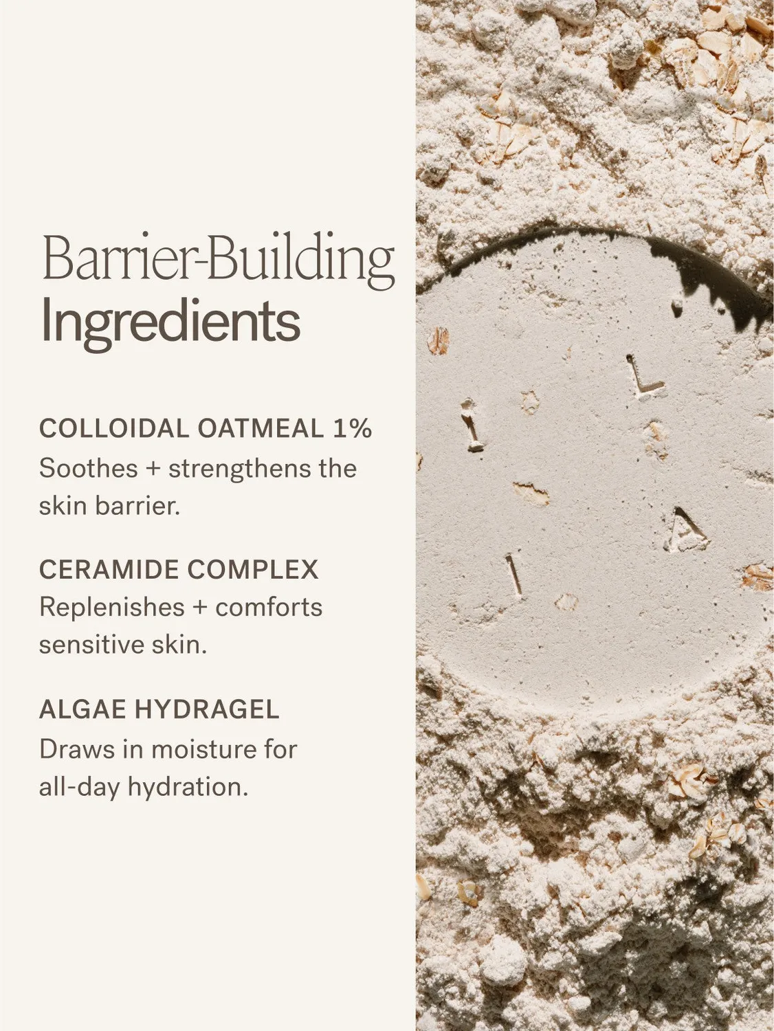 Ilia Barrier Build Skin Protectant crème barrière avoine 50 ml