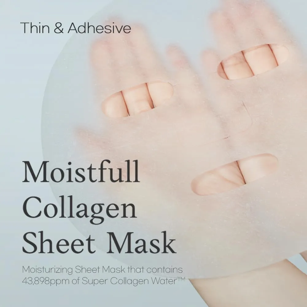Etude House Moistfull Collagen masque feuille hydratant lot 5