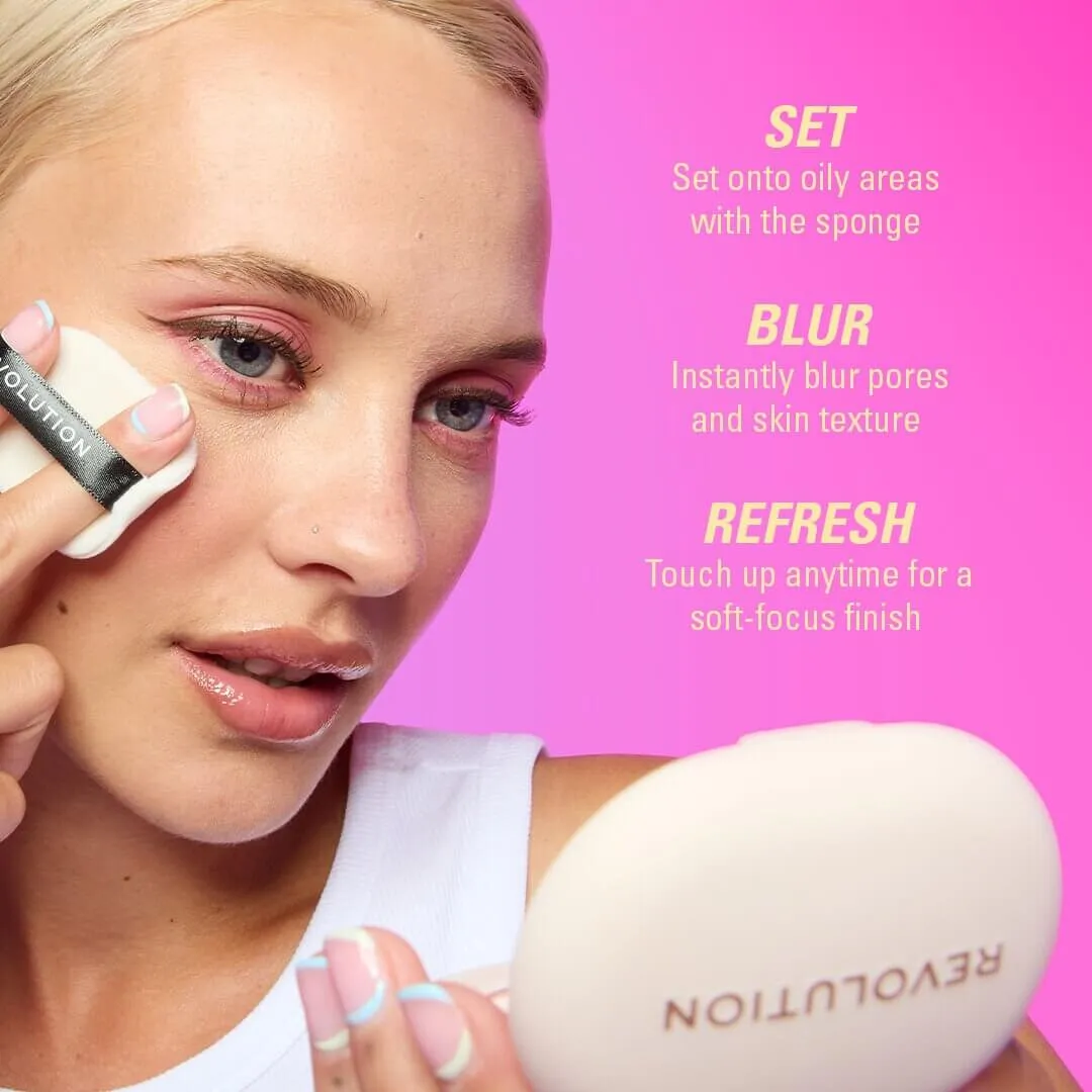 Revolution Powder Pops poudre matifiante Banana floutante