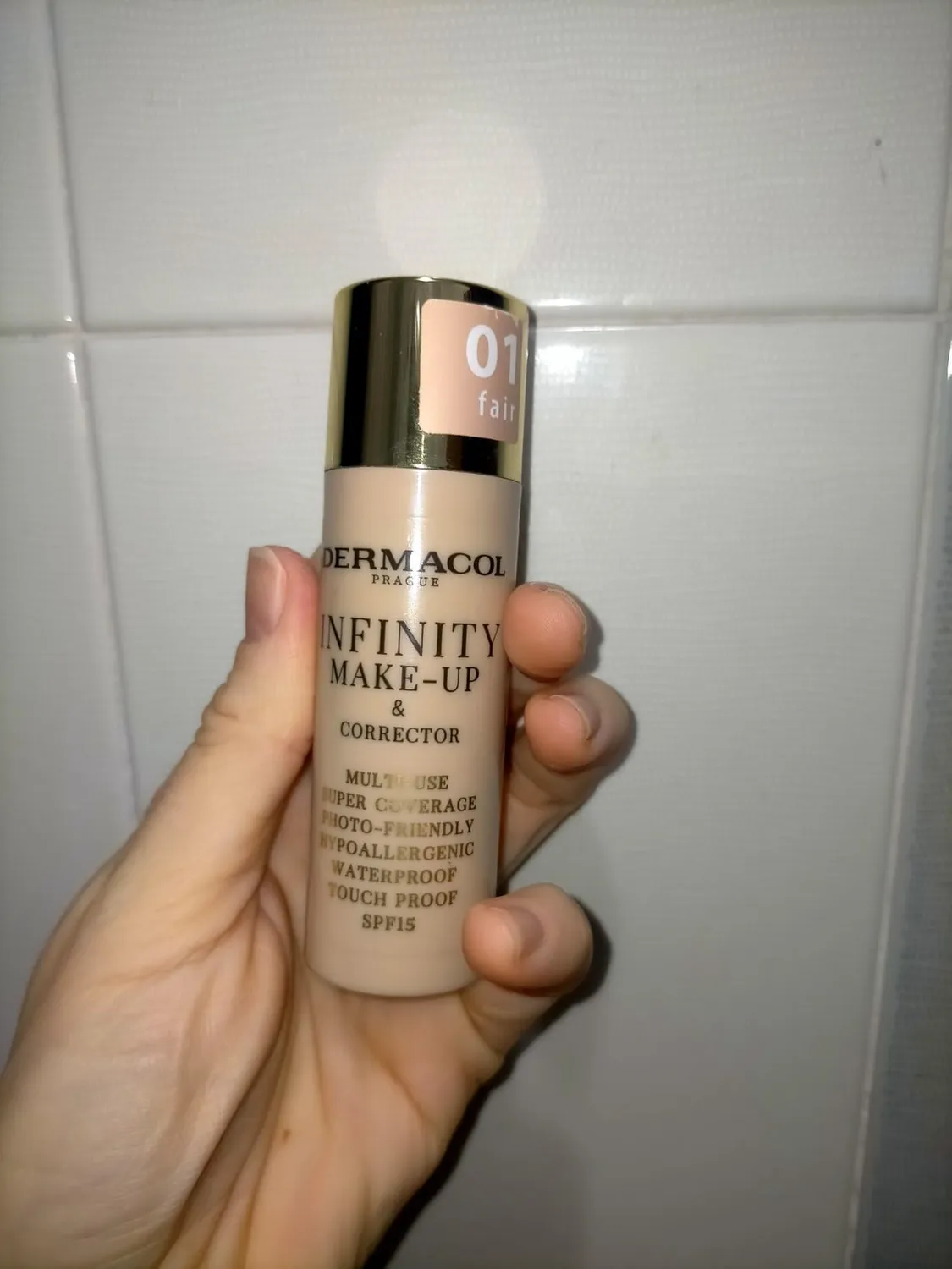 Dermacol Infinity fond de teint 2-en-1 n°01 couvrance totale