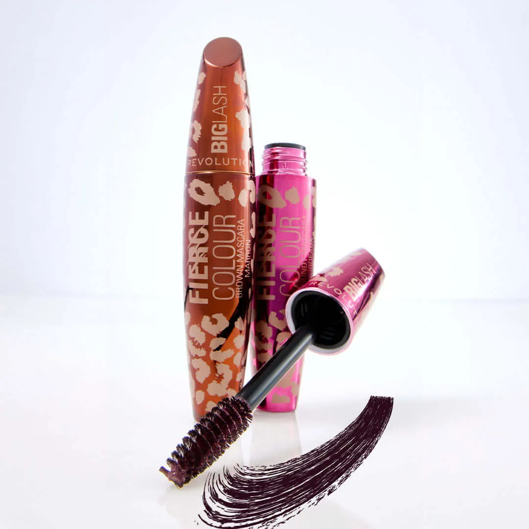 Revolution Big Lash Fierce Mascara volume noir brosse XXL fibre