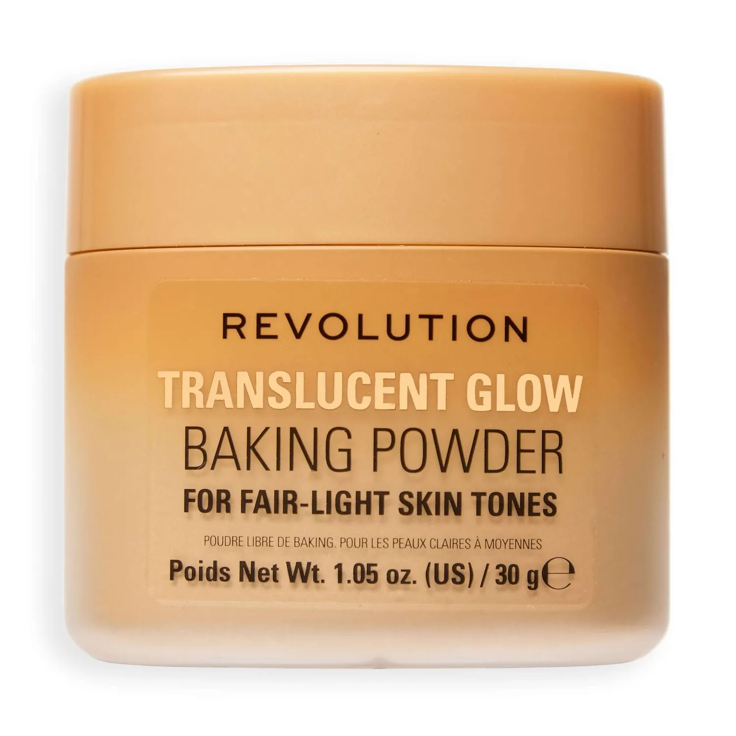 Revolution Translucent Glow Loose Baking Powder poudre Fair to Light éclat