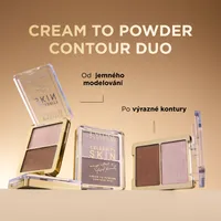 Eveline Cosmetics Celebrity Contour Duo bronzer enlumineur 2 en 1