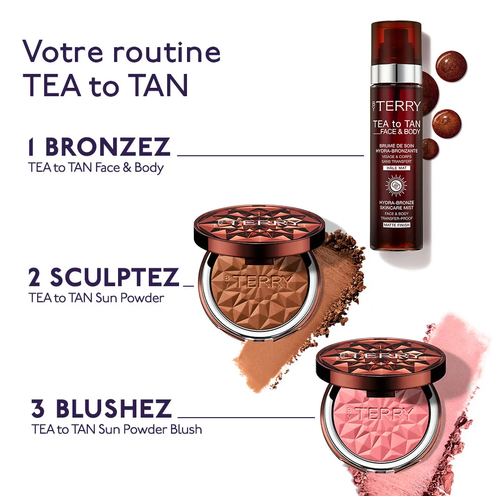 By Terry Tea to Tan Routine trio teint halé visage corps