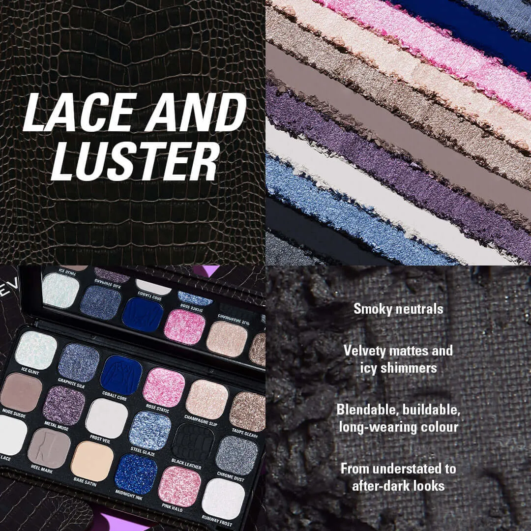 Revolution Forever Flawless Lace & Luster palette fards froid mat