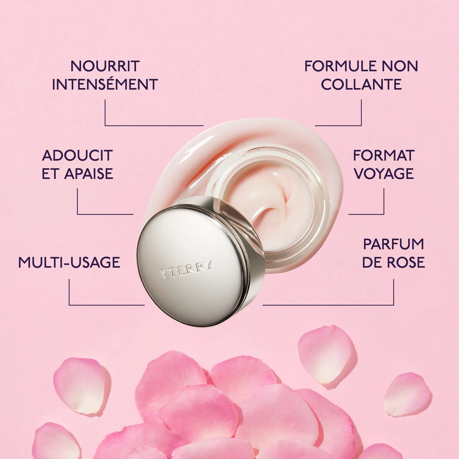 By Terry Baume de Rose baume à lèvres nourrissant