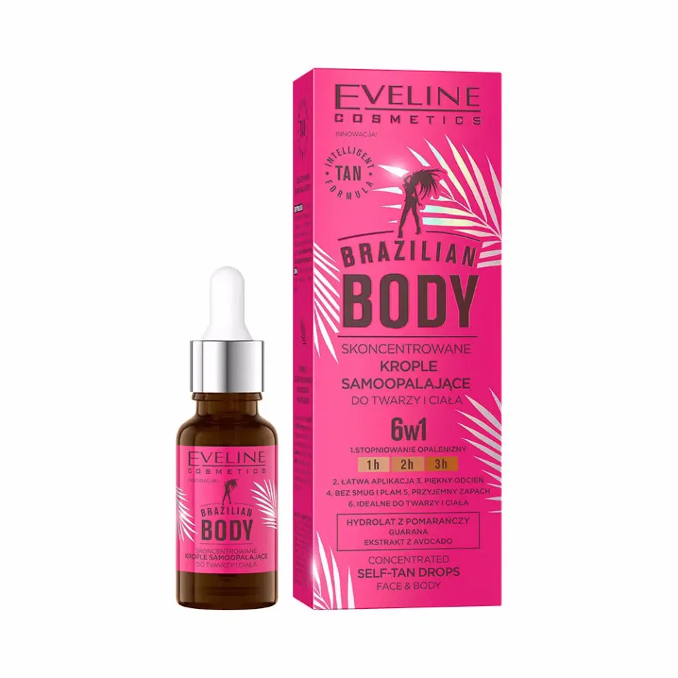 Eveline Brazilian Body concentré bronzage gouttes douces