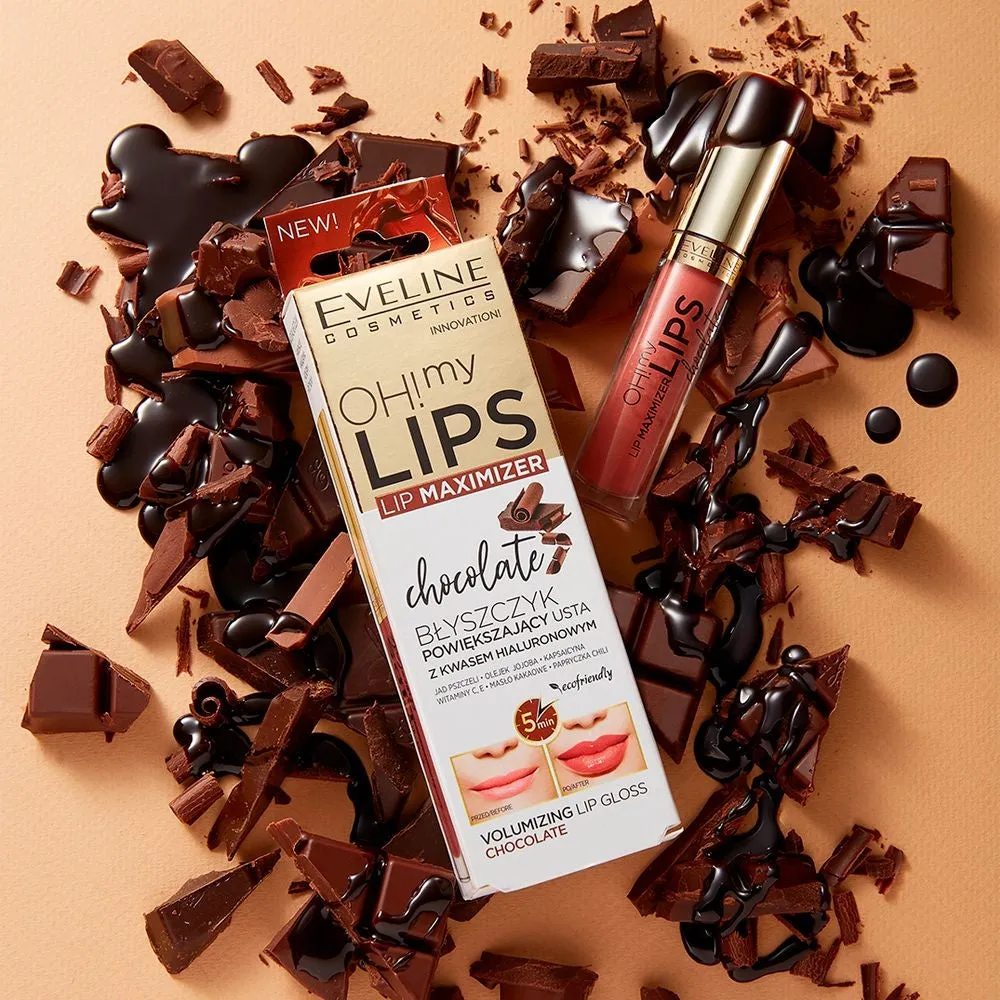 Eveline Oh! My Lips gloss repulpant chocolat acide hyaluronique