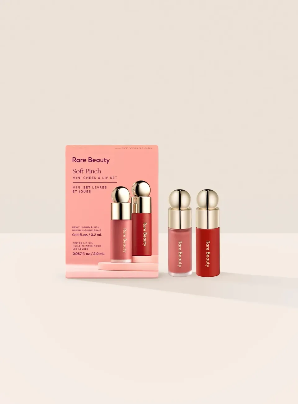 Rare Beauty Soft Pinch Mini Cheek & Lip Set coffret Worth fini dewy
