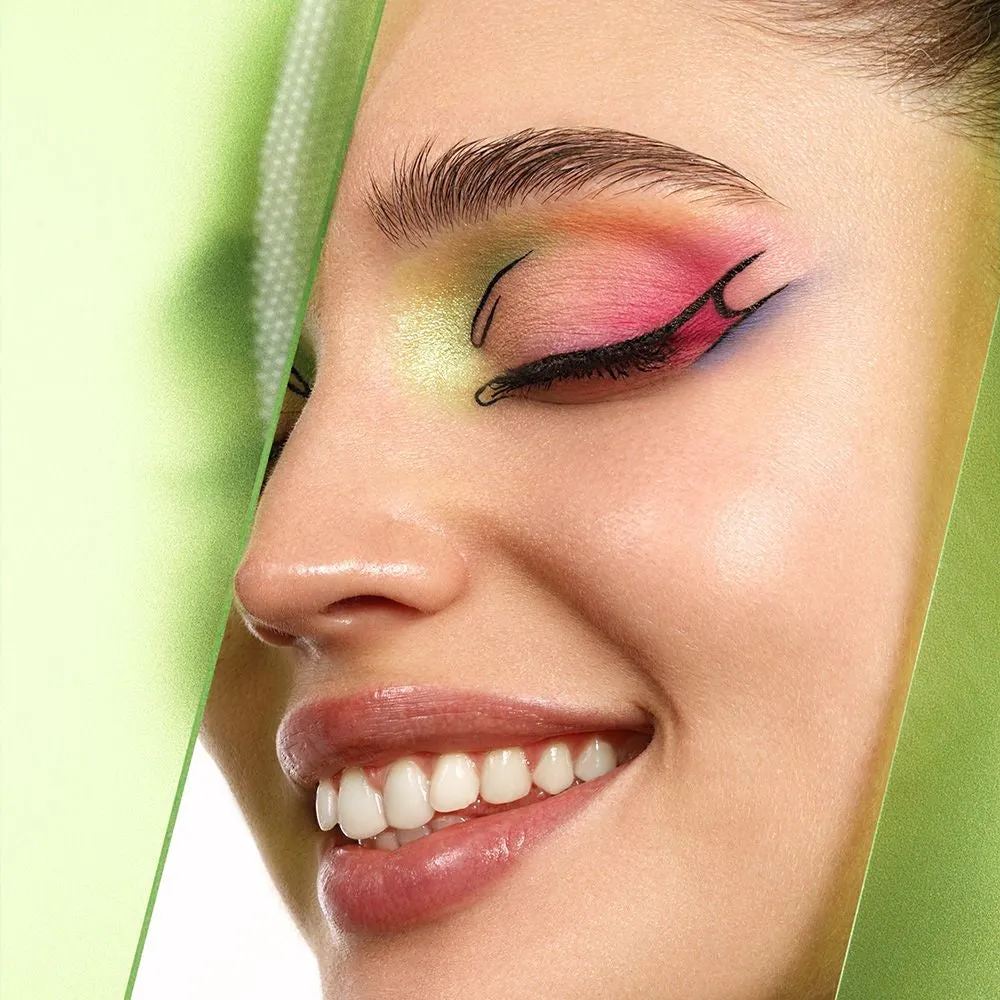 Eveline Look Up palette fards paupières Neon Lime 9 teintes