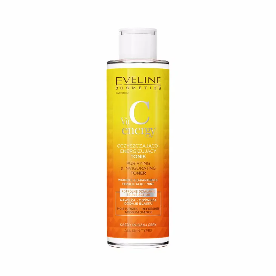 Eveline Vit C Energy lotion tonique nettoyante énergisante