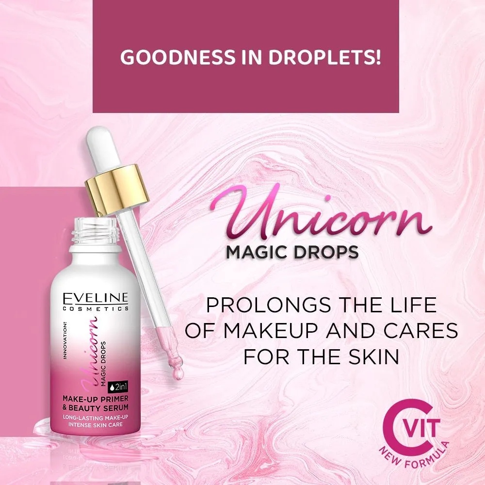 Eveline Unicorn Magic Drops base sérum maquillage
