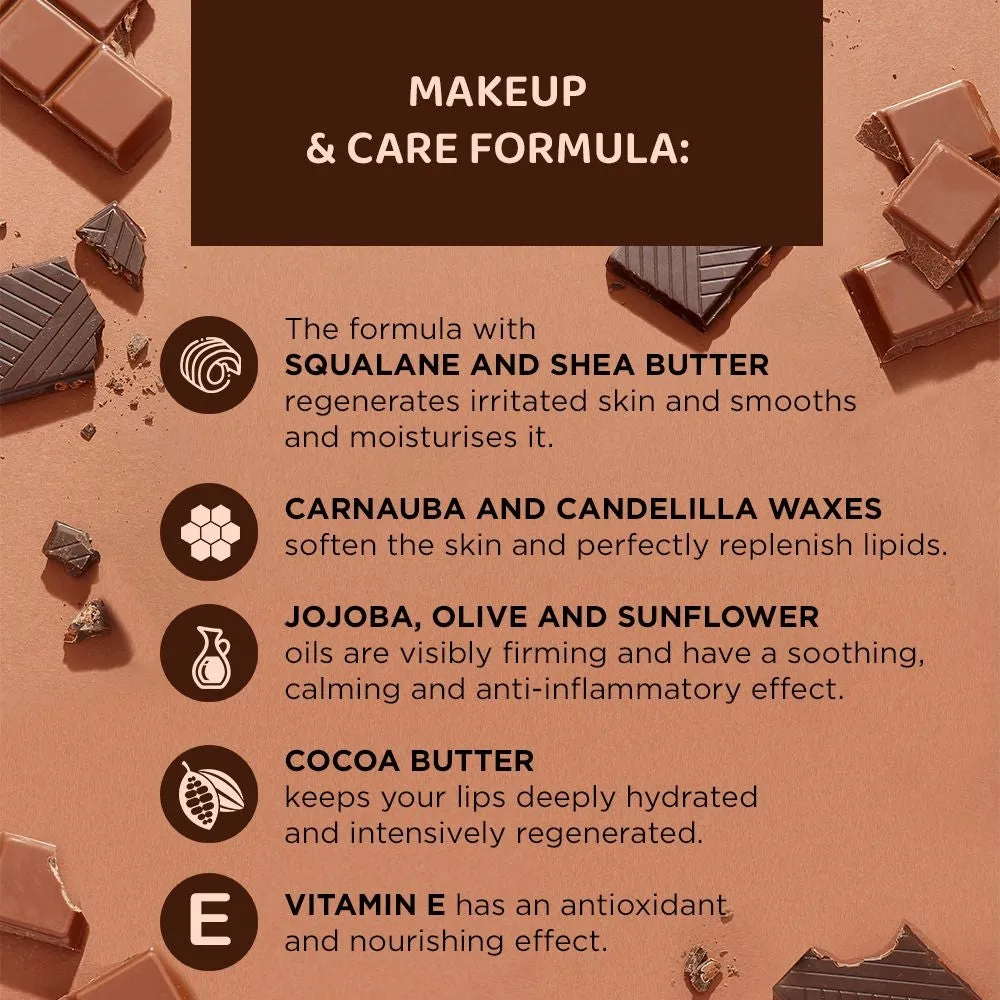 Eveline Cosmetics Choco Glamour masque lèvres nuit vegan