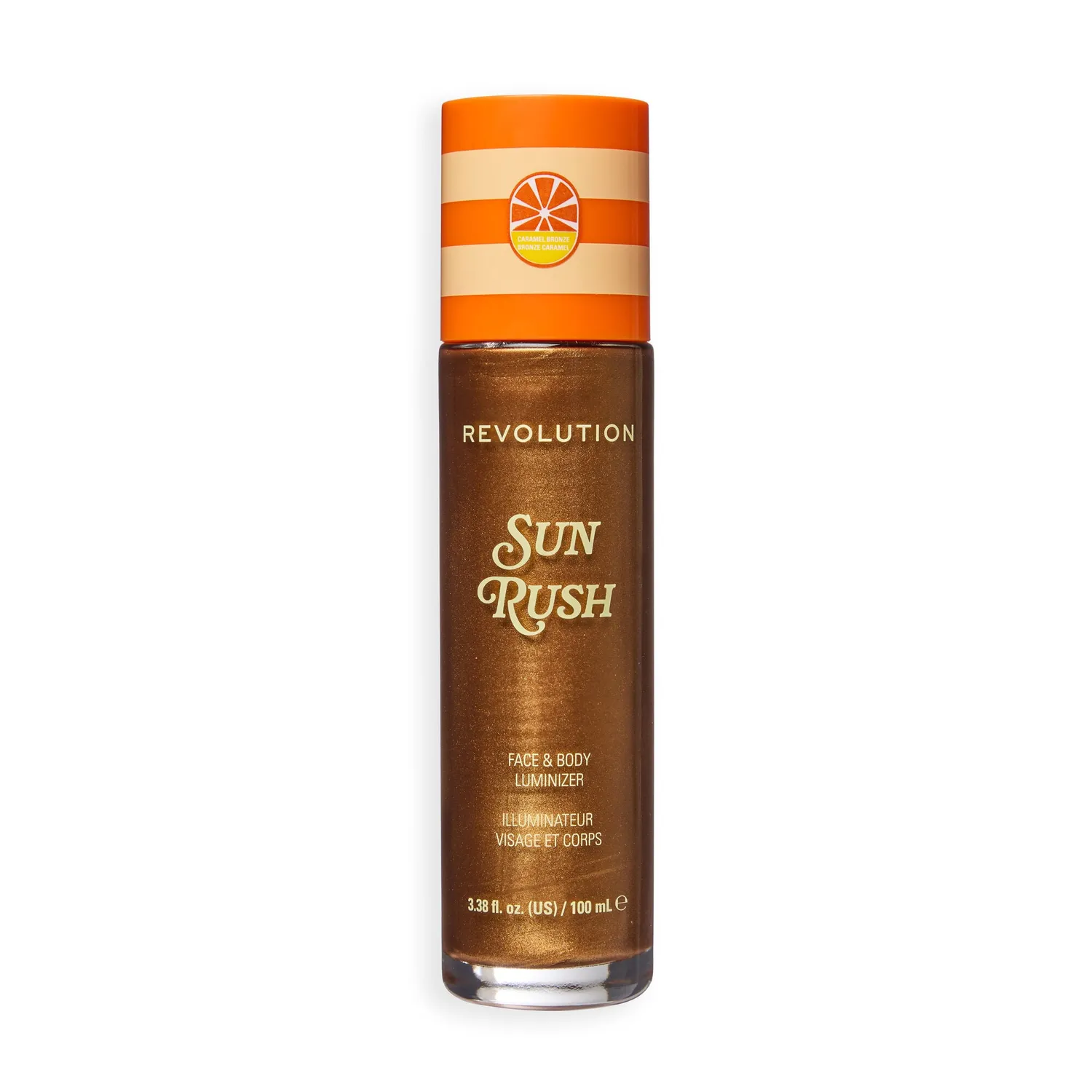 Revolution Sun Rush enlumineur corps Vanilla Pink glow
