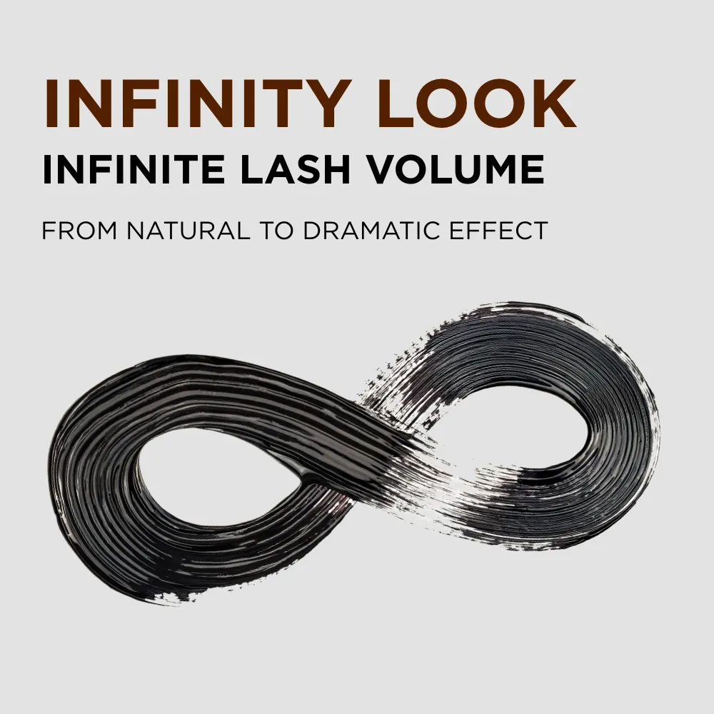 Eveline Infinity Look mascara-sérum volume noir soin