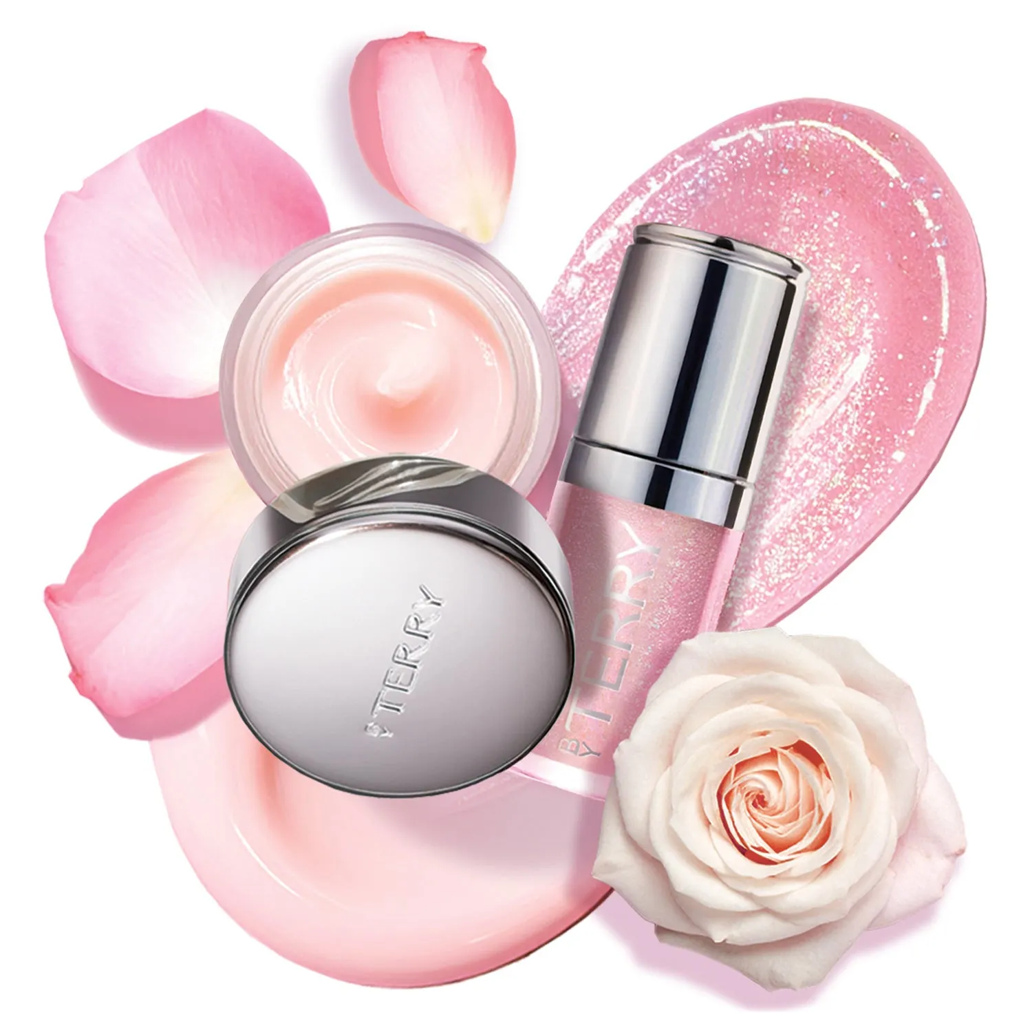 By Terry Baume de Rose Be Mine Set coffret lèvres 2 soins pochette