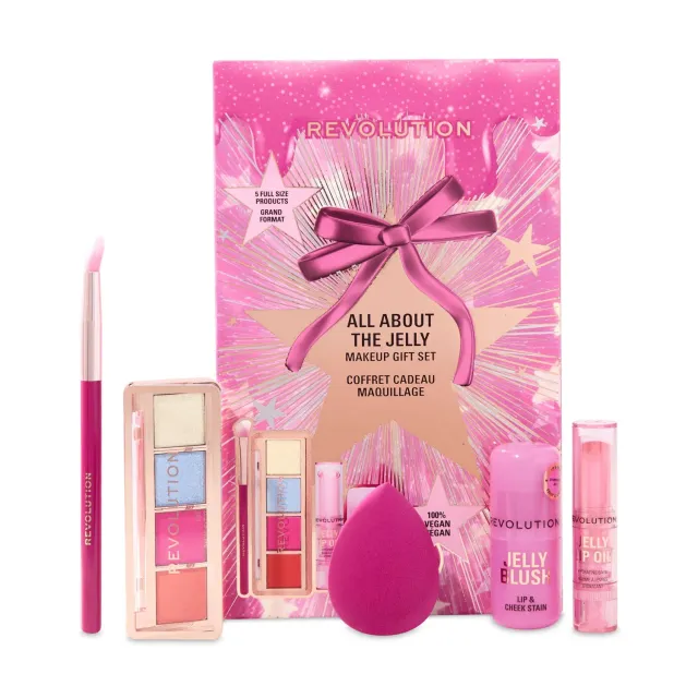 Revolution All About The Jelly coffret maquillage 5 pièces glossy