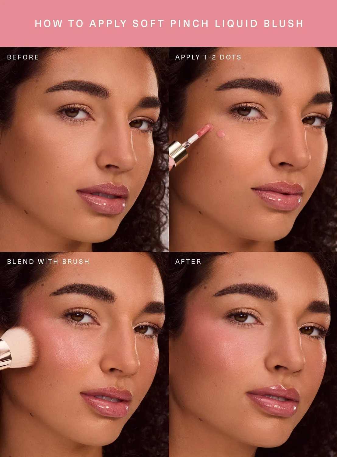 Rare Beauty Hope Faves coffret maquillage 4 pièces nude mauve