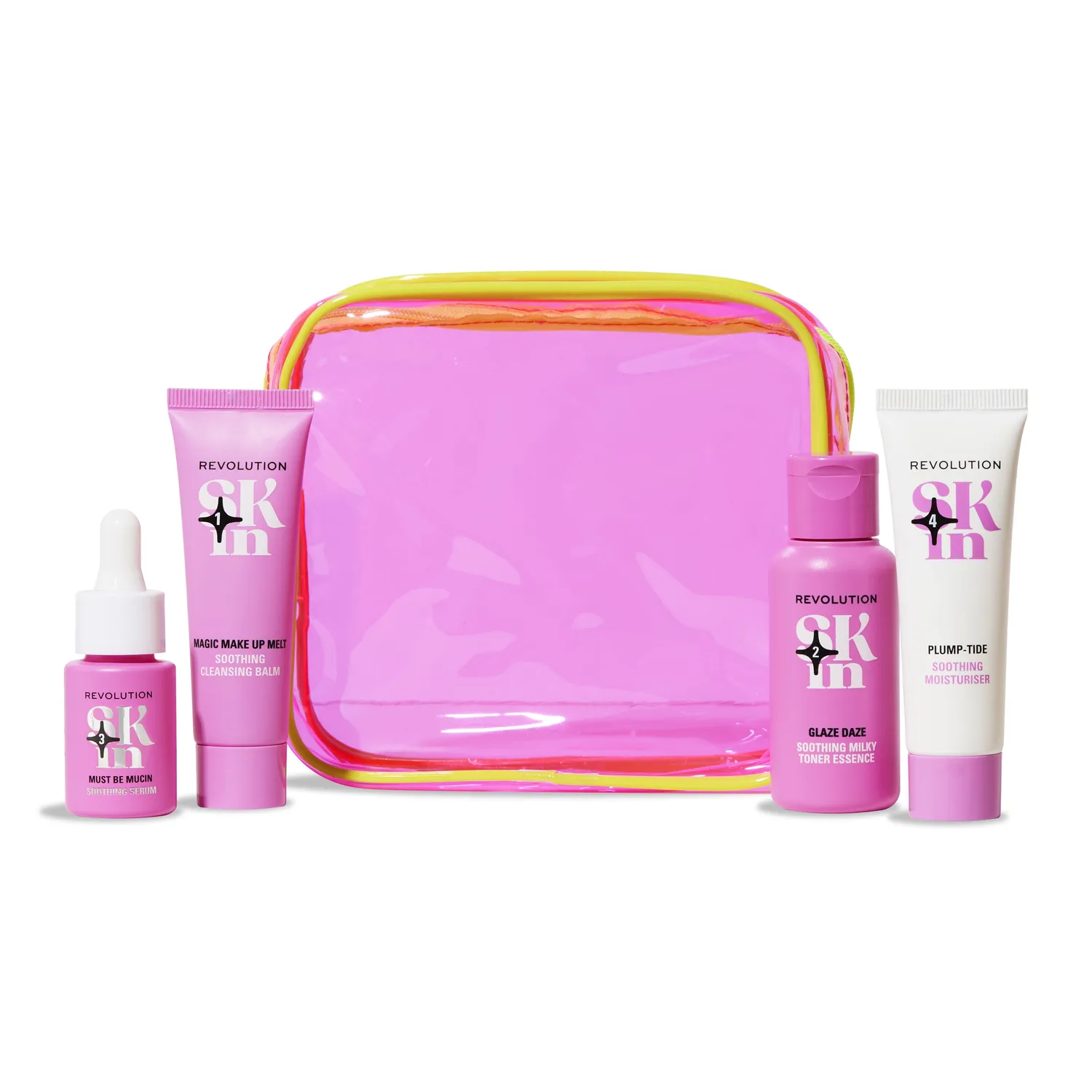 Revolution Skin Go Gentle kit 4 soins peau sensible apaisant