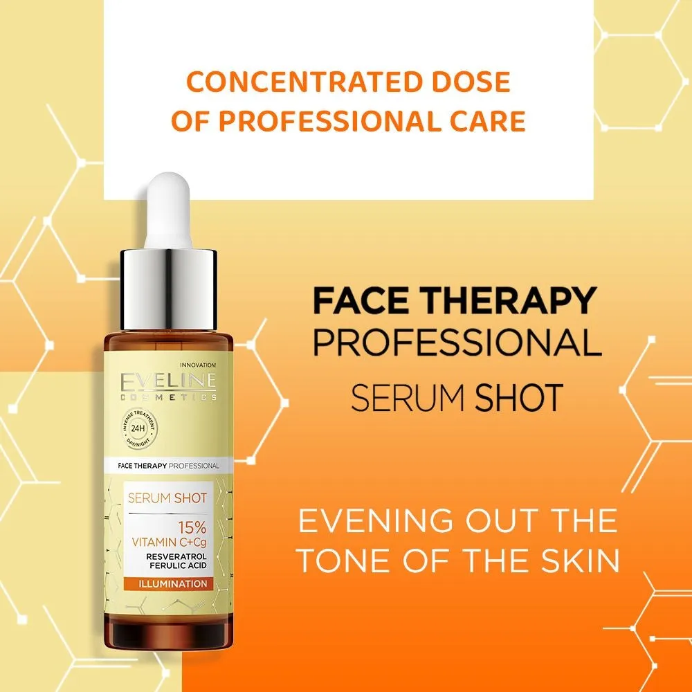 Eveline Serum Shot 15% vitamine C sérum éclat visage