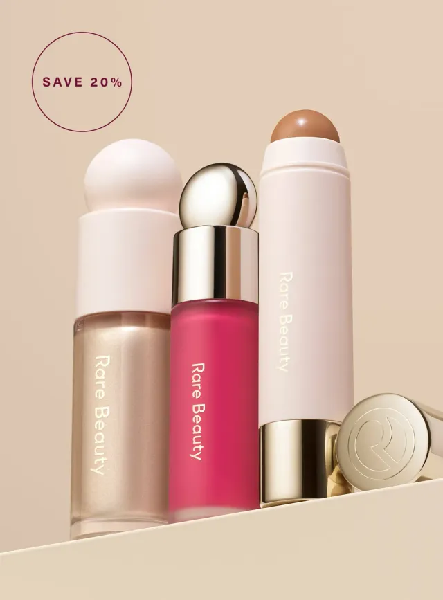 Rare Beauty Blush Bronze Luminize coffret teint complet personnalisable