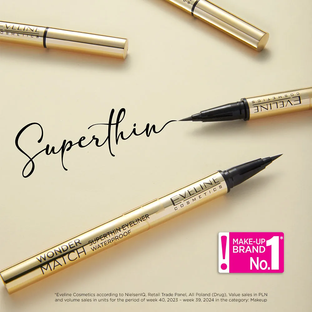 Eveline Cosmetics Wonder Match eyeliner waterproof noir