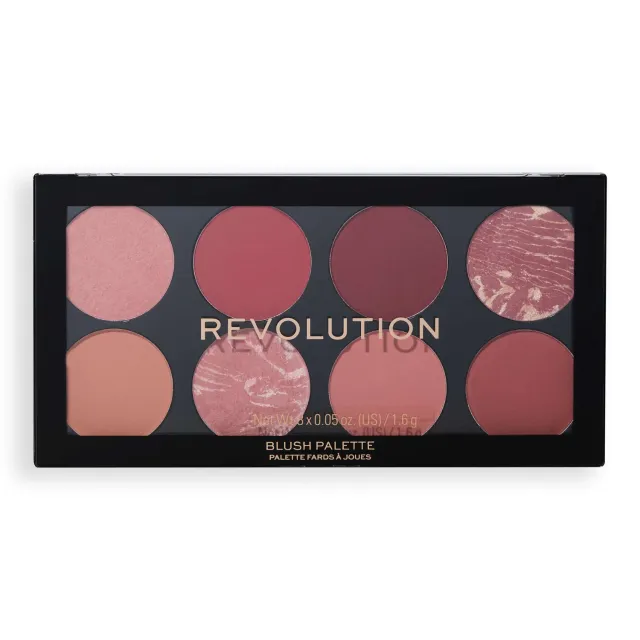 Revolution Ultra Blush Sunset Burst palette blush 8 teintes