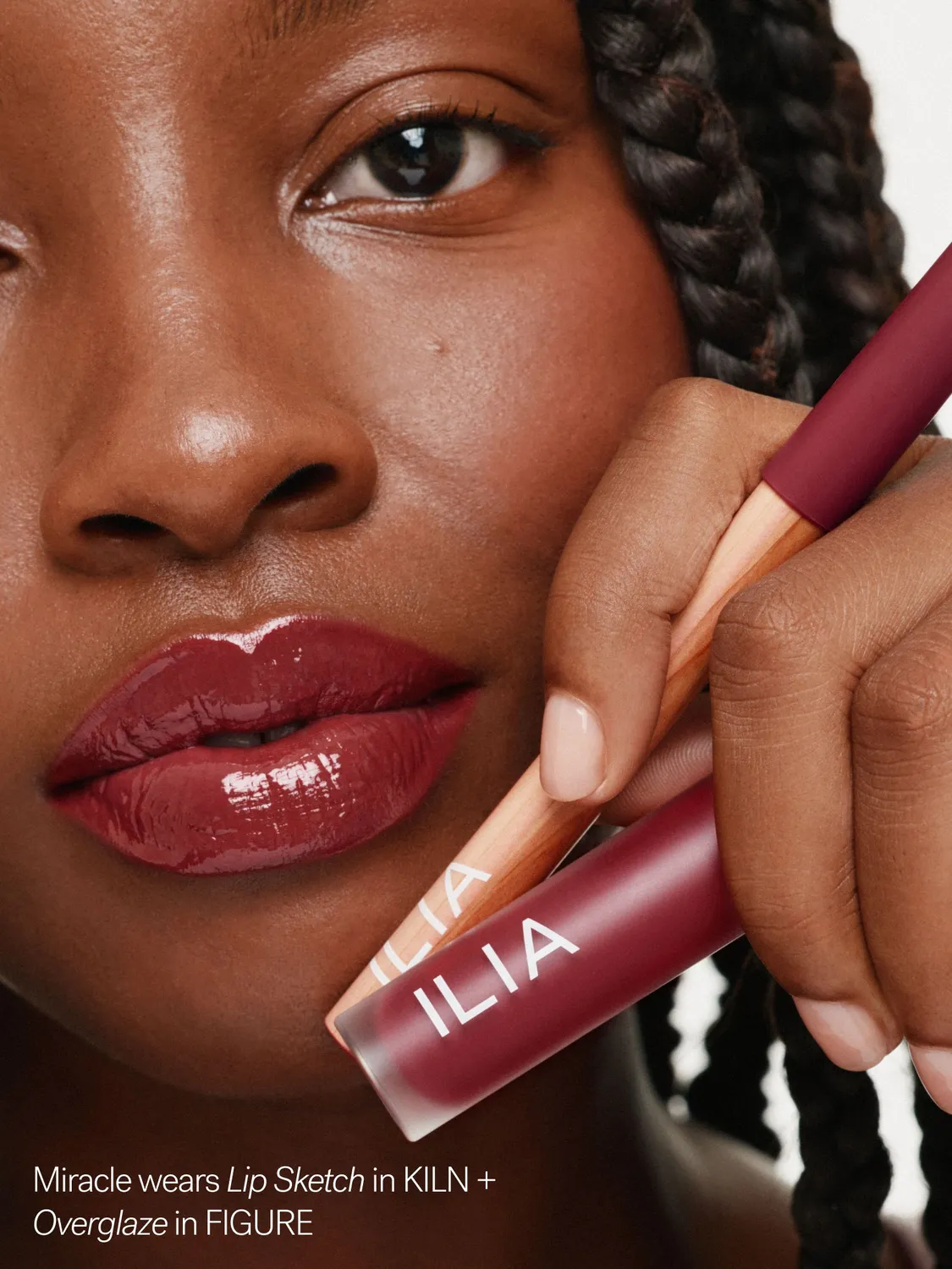 Ilia Sketch + Glaze Lip Combo duo crayon gloss teinte au choix