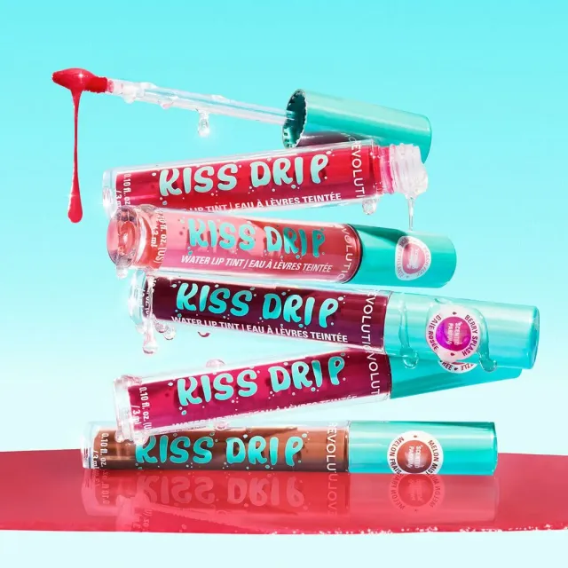 Revolution Kiss Drip Water Lip Tint encre Cherry Glace brillant