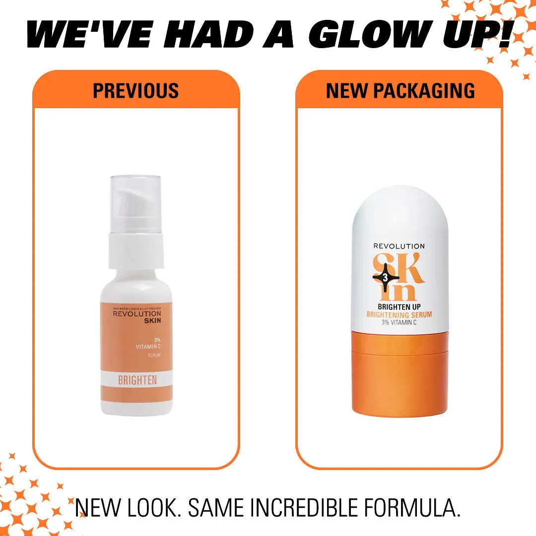 Revolution Skin Brighten Up sérum vitamine C 3% éclat