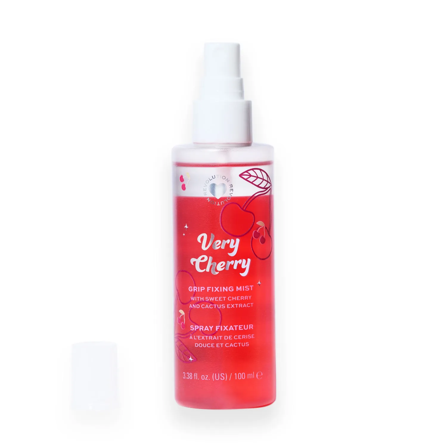 I Heart Revolution Very Cherry brume fixatrice grip cerise