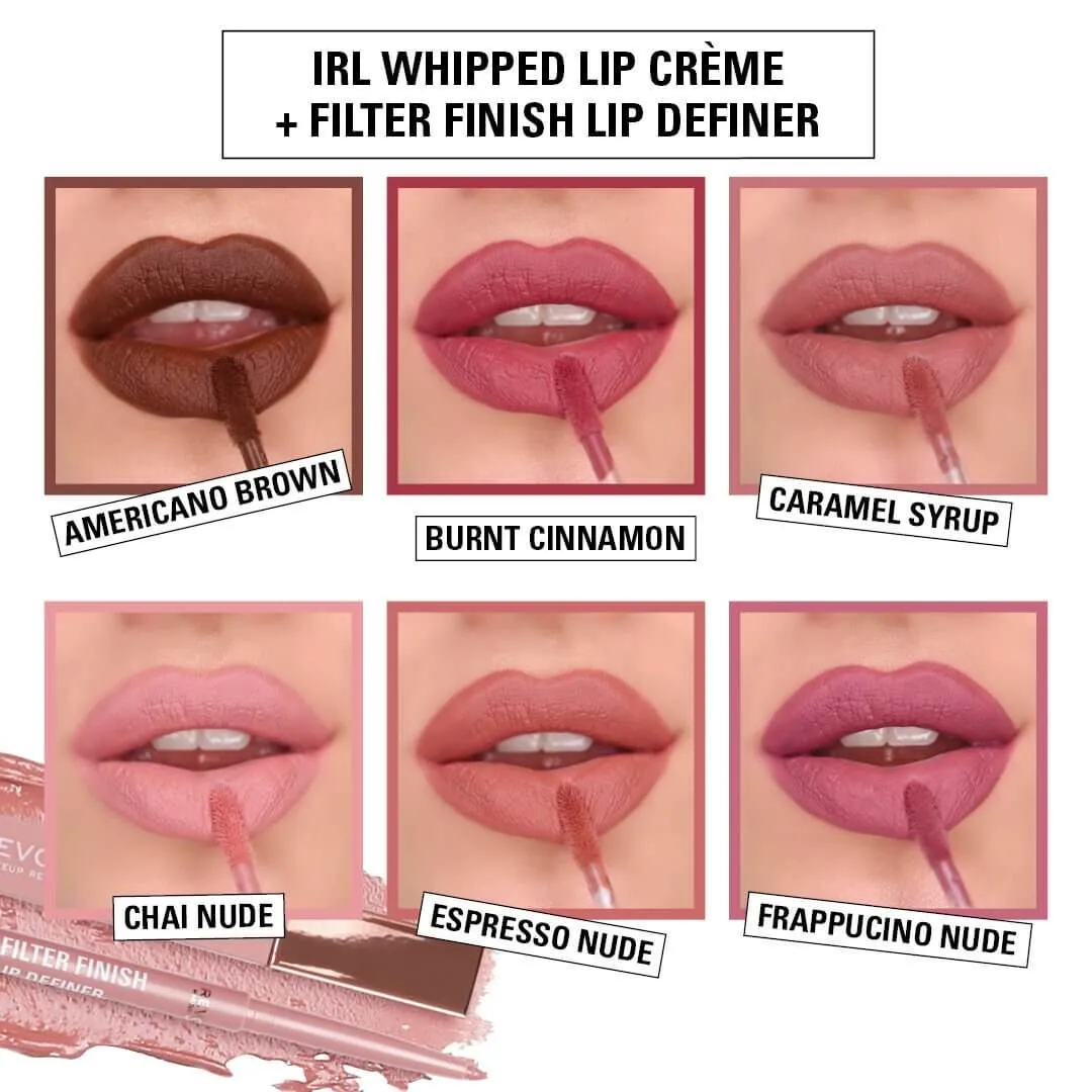 Revolution IRL Filter Finish crayon lèvres nude crémeux