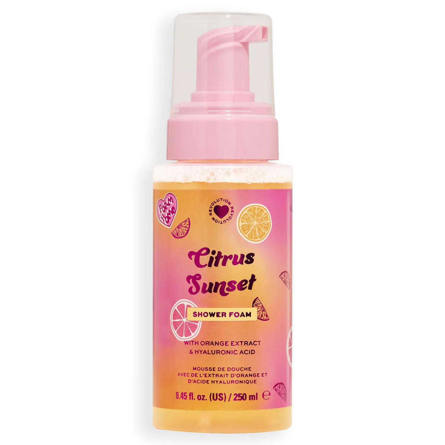 I Heart Revolution Citrus Sunset mousse douche agrumes acide