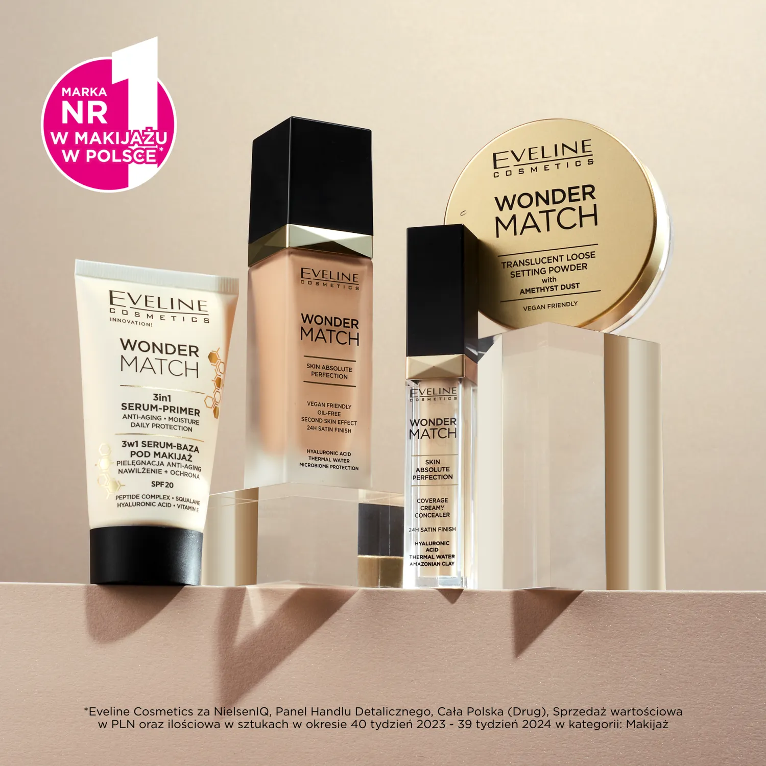 Eveline Cosmetics Wonder Match base sérum-primer 3-en-1